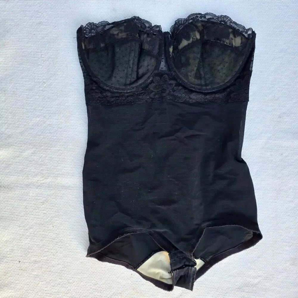 Vintage promise by poirette corset bodysuit style 149C
